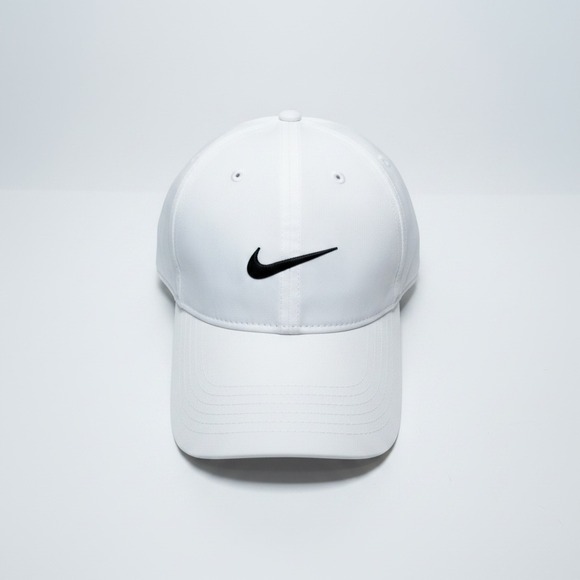 Nike Other - Nike Heritage86 Dri-FIT Hat White Black Swoosh Adjustable Baseball Cap 102699